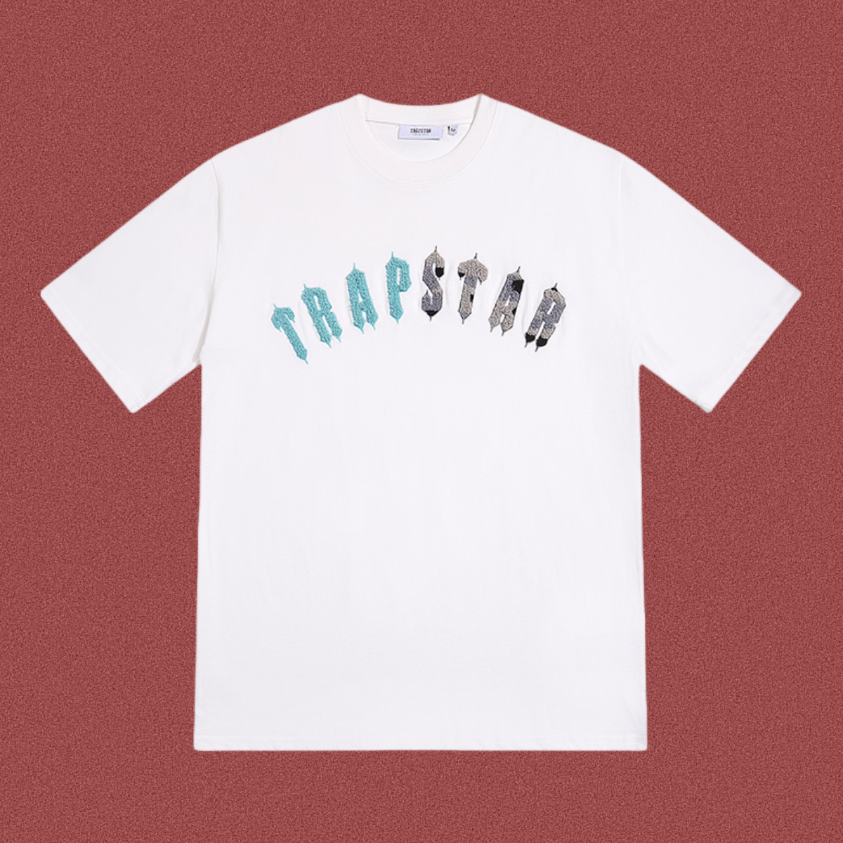 TRAPSTAR White Towel Embroidered T-Shirt