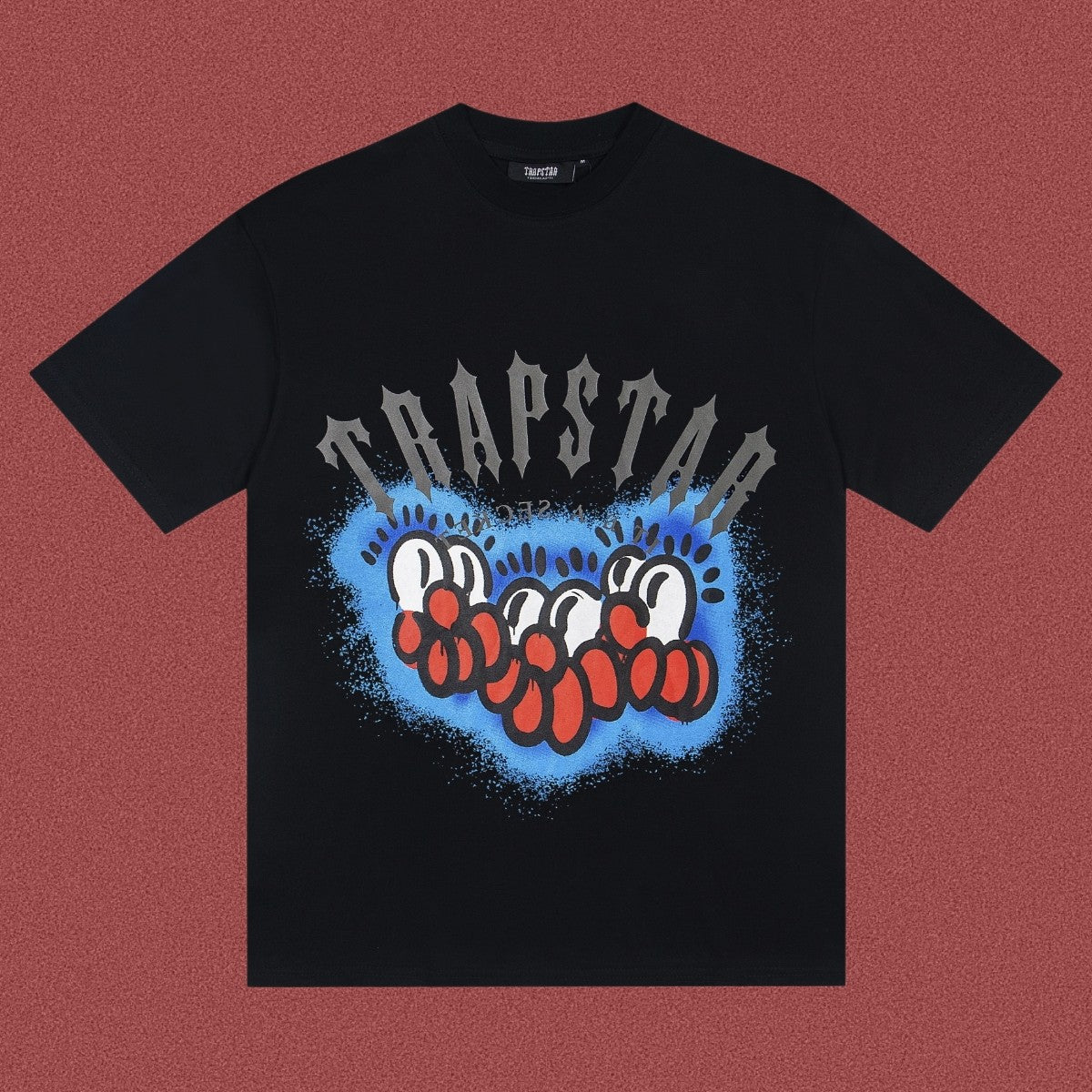 TRAPSTAR Black Graffiti Graphic T-Shirt