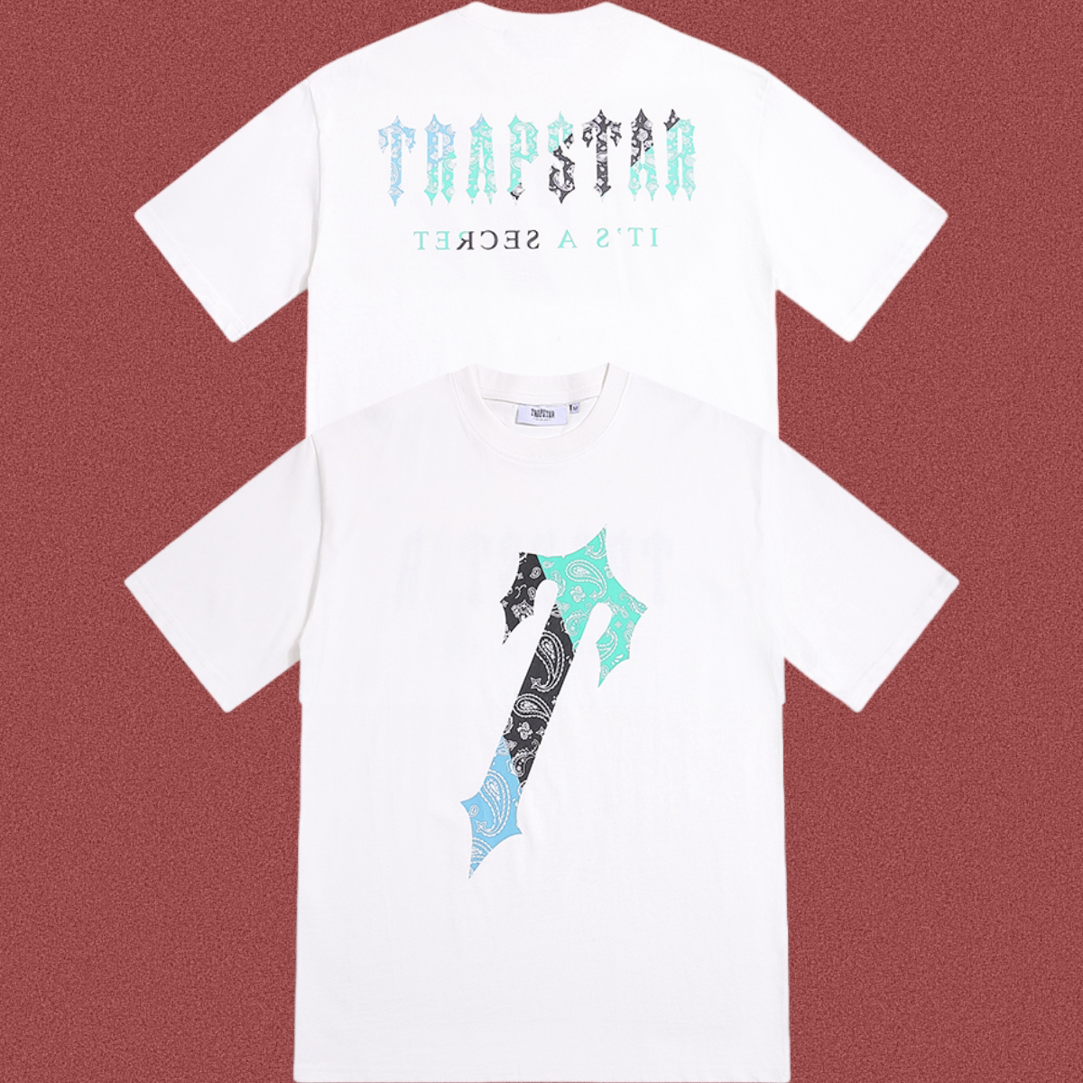 TRAPSTAR It's A Secret Paisley Cross T-Shirt