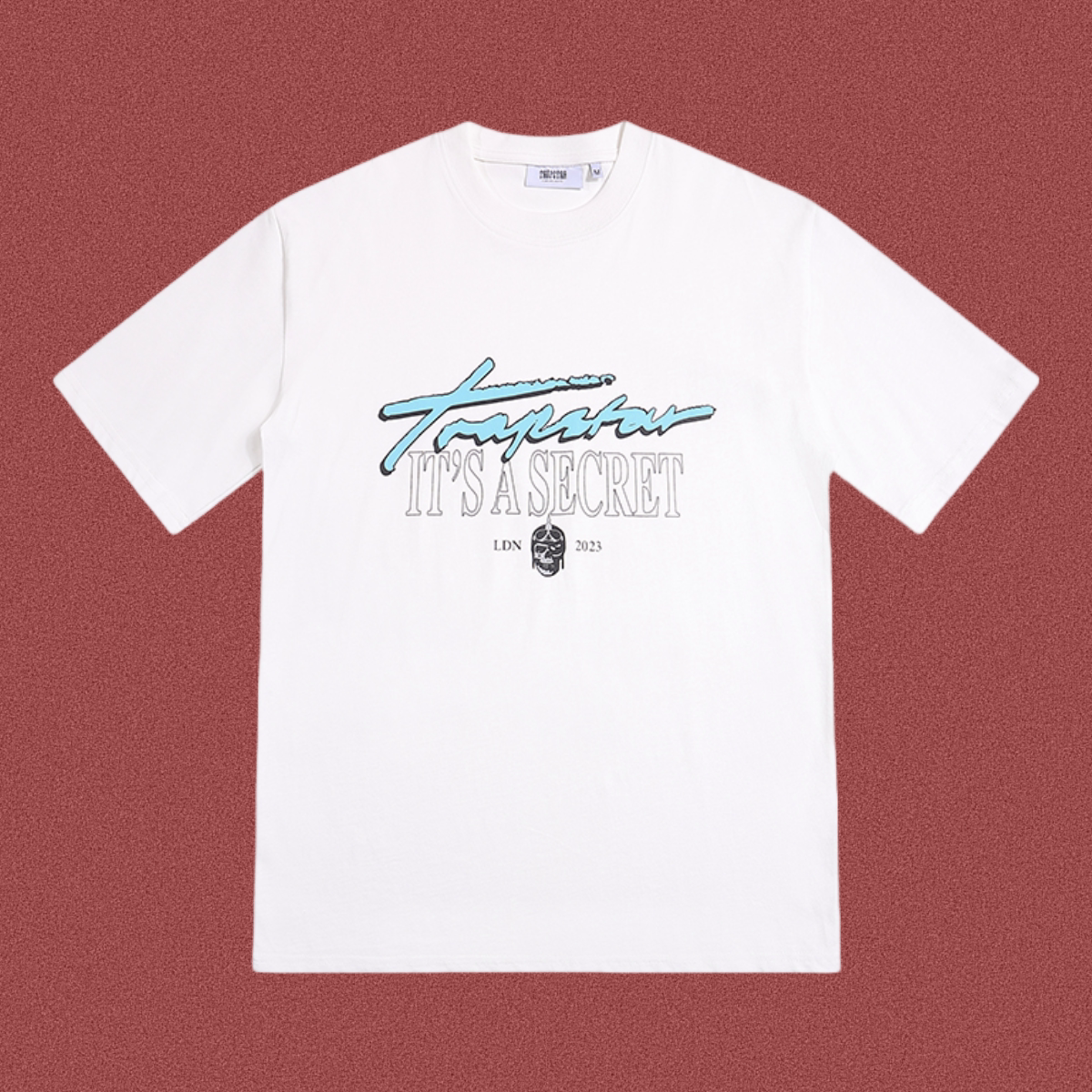 TRAPSTAR It's A Secret Graphic White T-Shirt