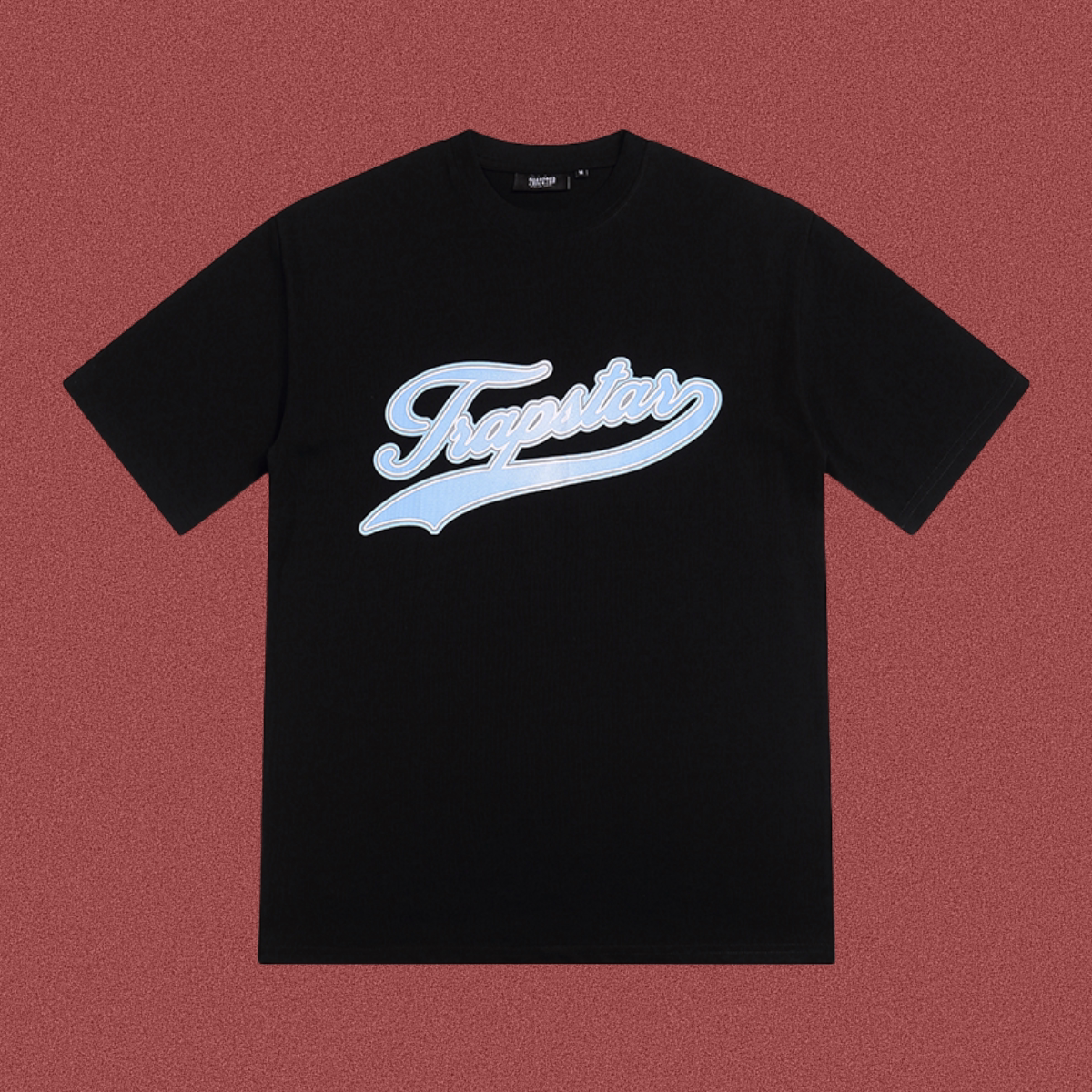 TRAPSTAR Script Logo Black T-Shirt
