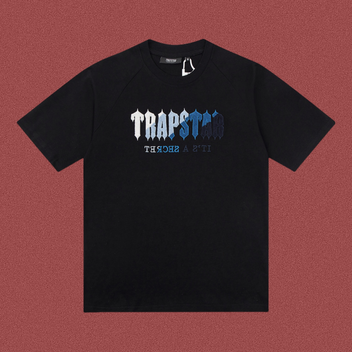 TRAPSTAR It's A Secret Terry Logo Black T-Shirt