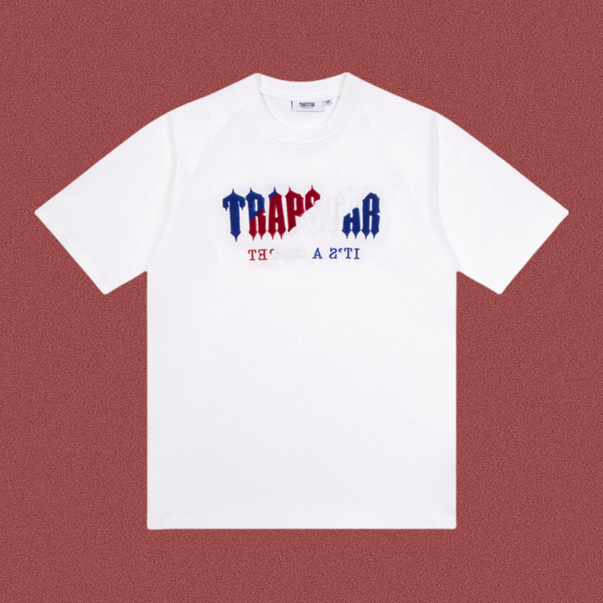 TRAPSTAR It's A Secret Multi Color Terry Logo White T-Shirt