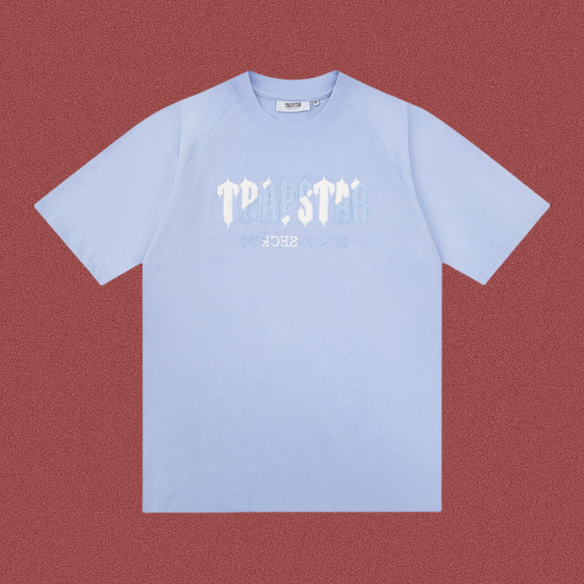 TRAPSTAR It's A Secret Terry Logo Light Blue T-Shirt