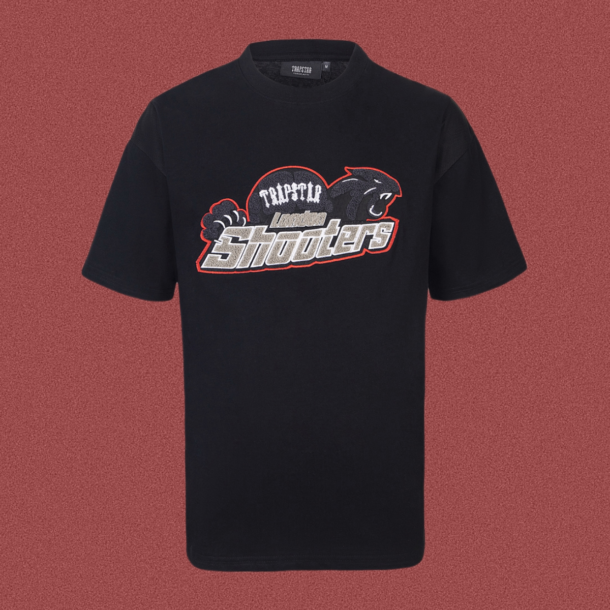 TRAPSTAR London Shooters Terry Logo Black T-Shirt