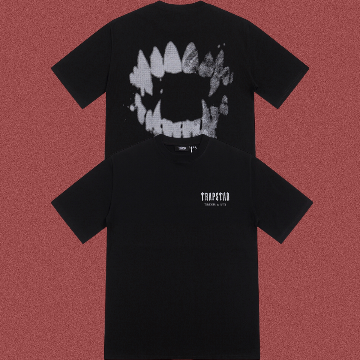 TRAPSTAR Shadow Logo Graphic Black T-Shirt