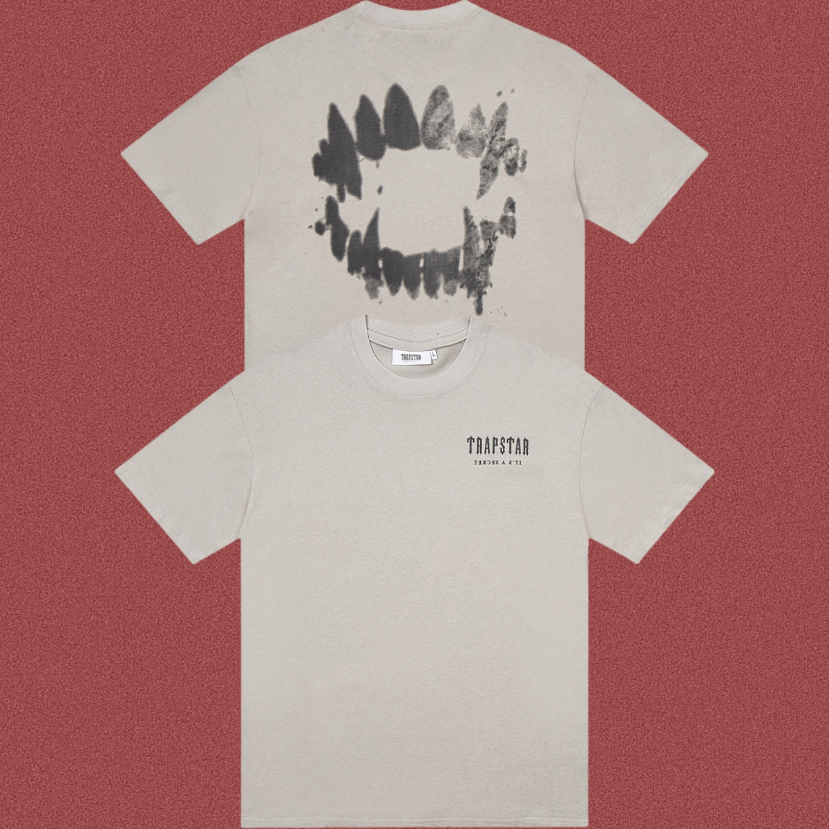 TRAPSTAR Shadow Graphic Cream T-Shirt