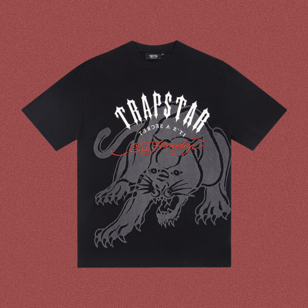 TRAPSTAR Panther Graphic Print T-Shirt Black