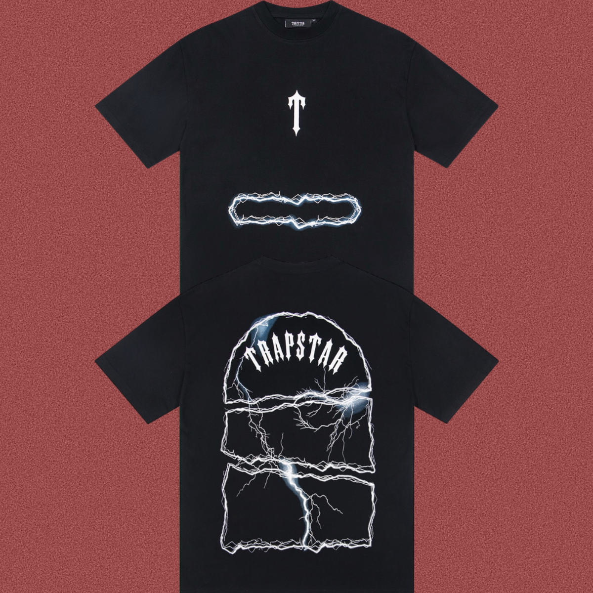 TRAPSTAR Lightning Graphic Logo T-Shirt