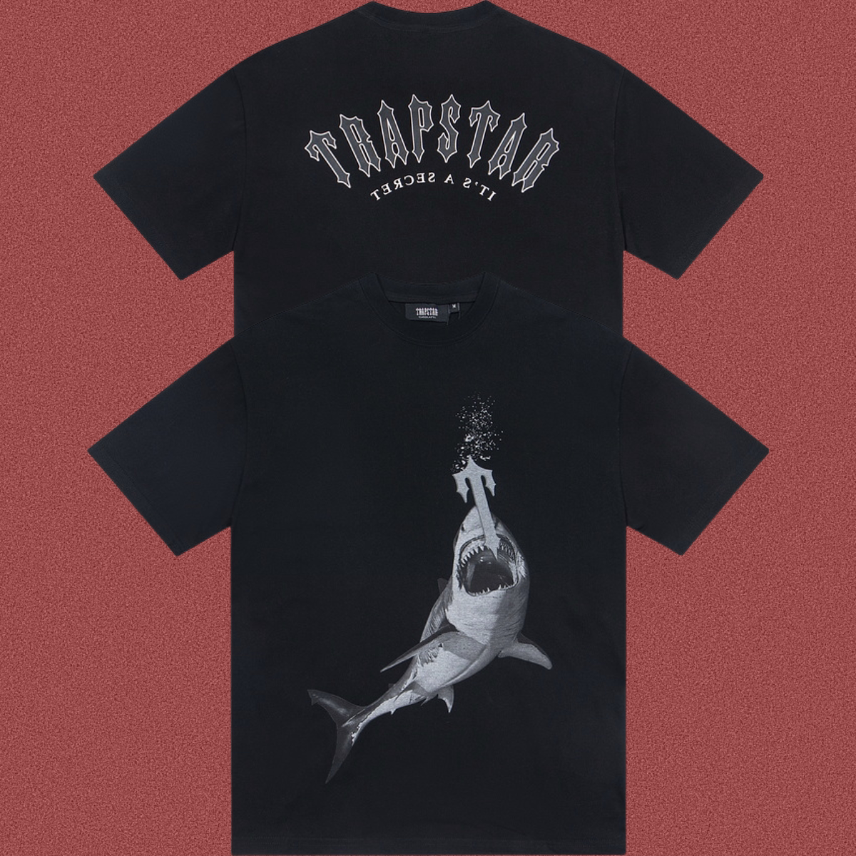 TRAPSTAR Graphic Shark Print T-Shirt