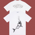TRAPSTAR Shark Graphic T-Shirt White