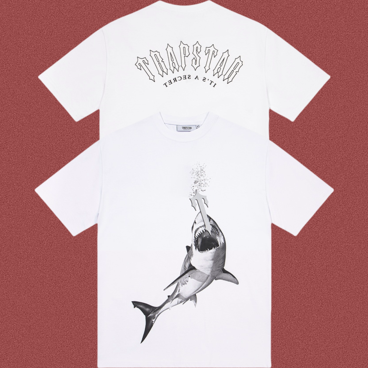 TRAPSTAR Shark Graphic T-Shirt White