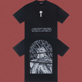 TRAPSTAR Graphic Print T-Shirt Black Streetwear Tee
