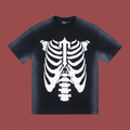 TRAPSTAR Skeleton Graphic Black T-Shirt