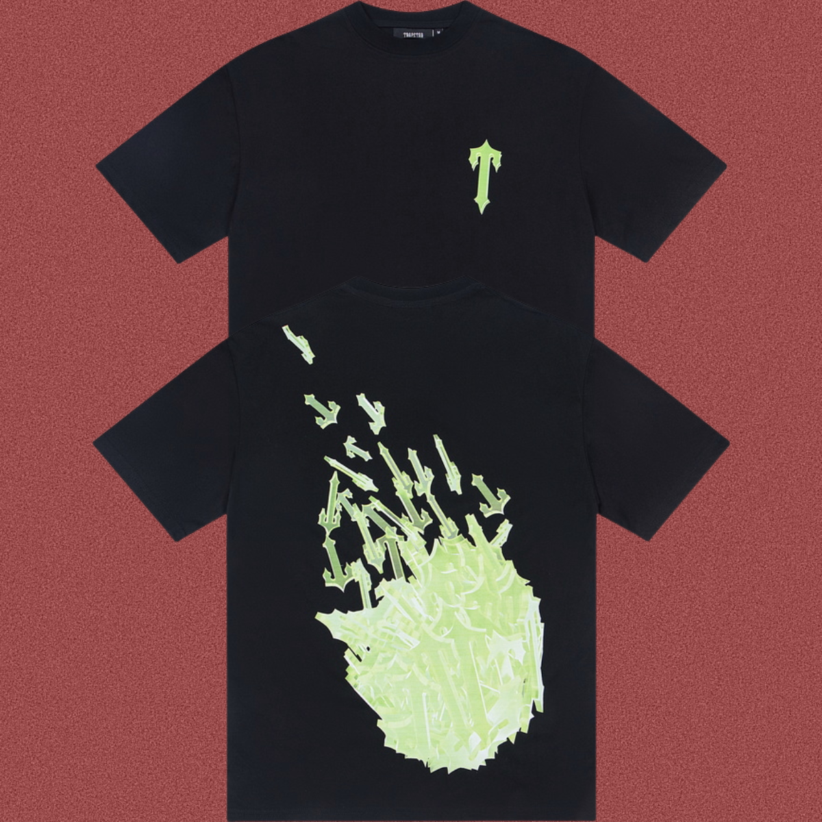 TRAPSTAR Neon Graphic Logo T-Shirt