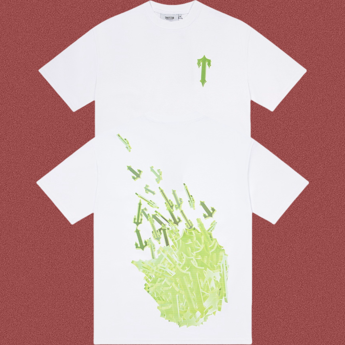 TRAPSTAR Neon Green Graphic T-Shirt