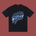 TRAPSTAR Flame Logo Graphic T-Shirt Black