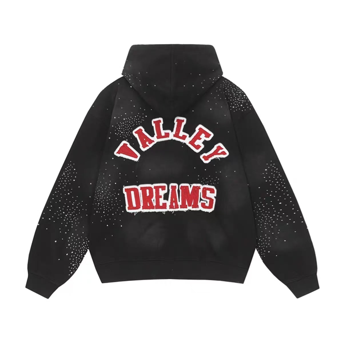 Vale Forever Pluto Clustered Zip Up Hoodie Black