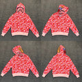 BAPE Shark Pink Camo Full Zip Hoodie
