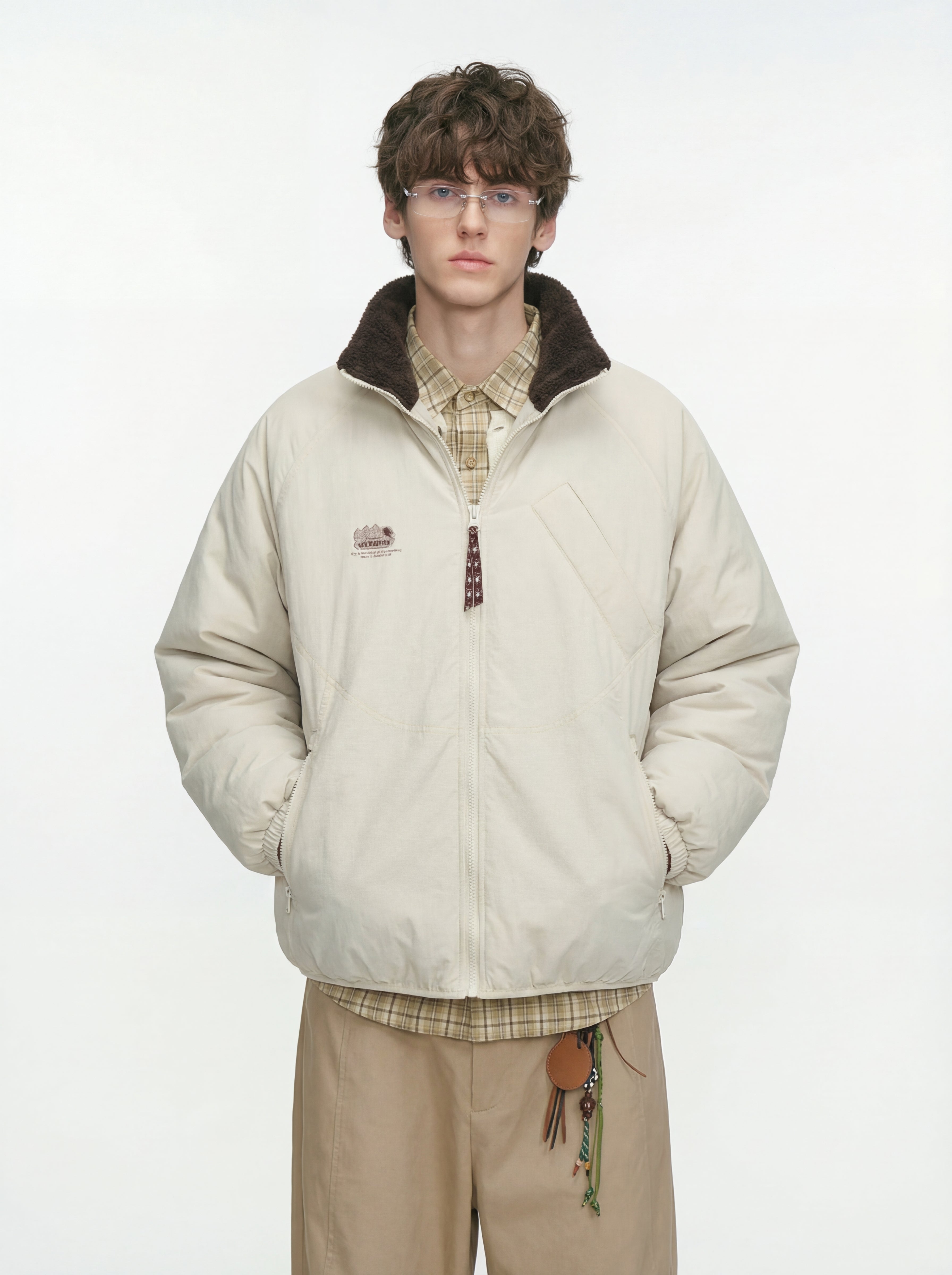 GlowCanopy - Men's Waterproof & Windproof Reversible Fleece Jacket