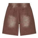 Vale Forever 1980s Patches Shorts Brown